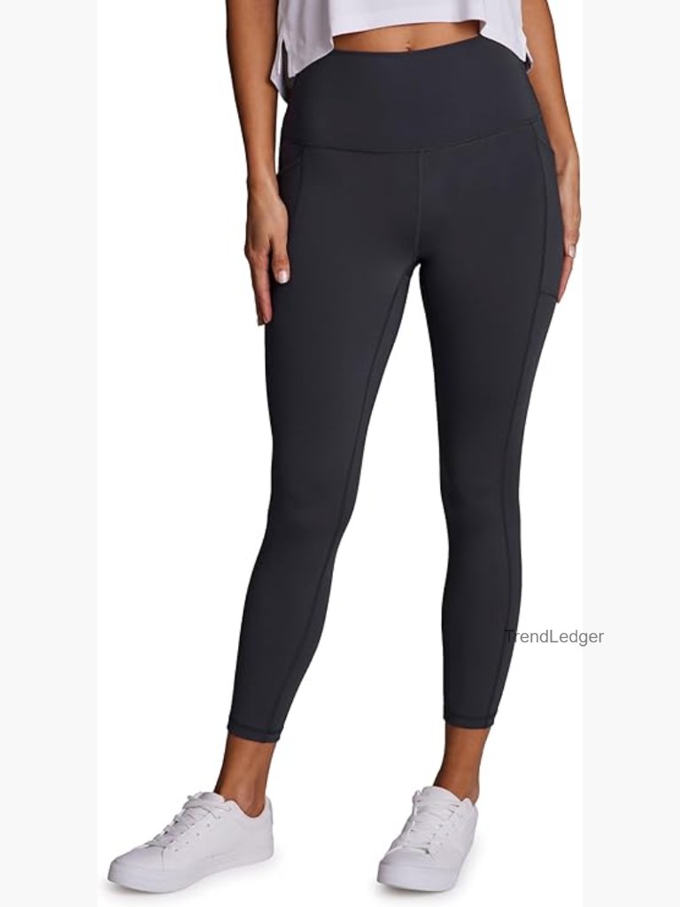 High Waisted 7/8 Leggings With Pockets, Squat Proof, Ankle Length